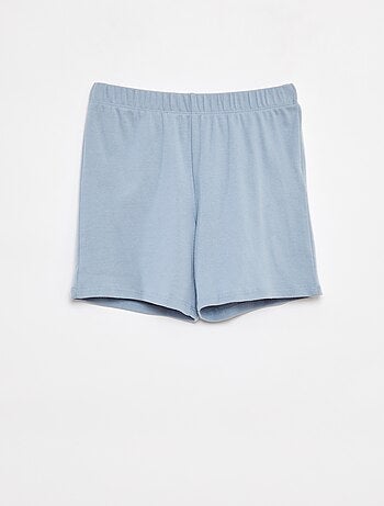 Conjunto de pijama corto con camiseta + short estampado - 2 piezas