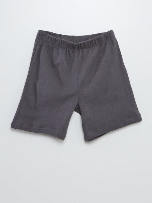 Conjunto de pijama corto con camiseta + short estampado - 2 piezas - Kiabi