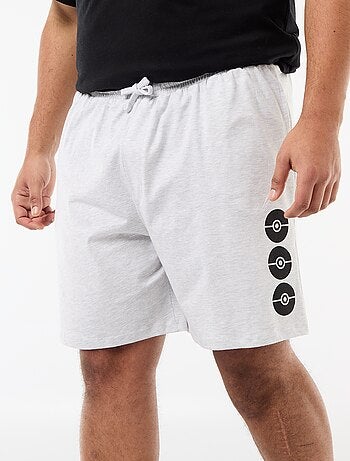 Conjunto de pijama corto de camiseta + pantalón corto 'Pikachu' 'Pokémon' - 2 piezas