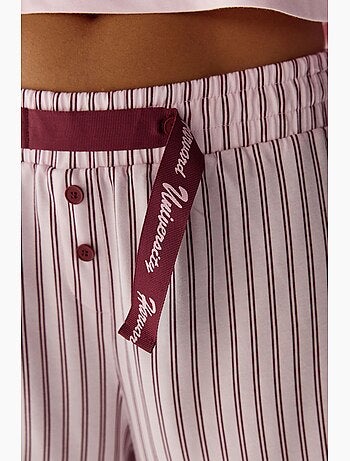 Conjunto de pijama corto de manga corta harvard graffiti estampado penti