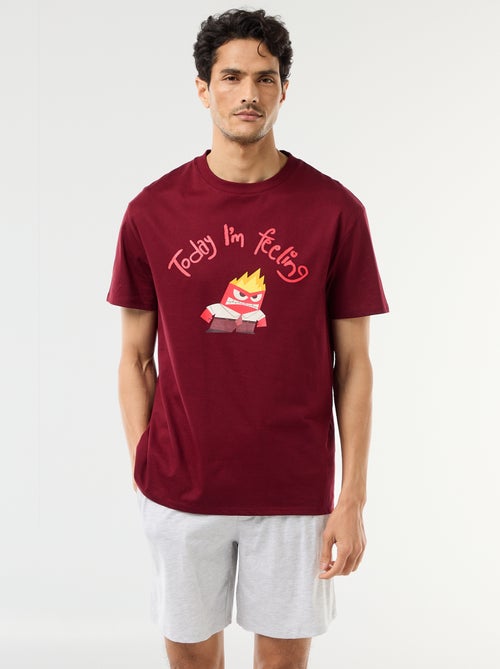 Conjunto de pijama corto 'Del Revés' - 2 piezas - Kiabi