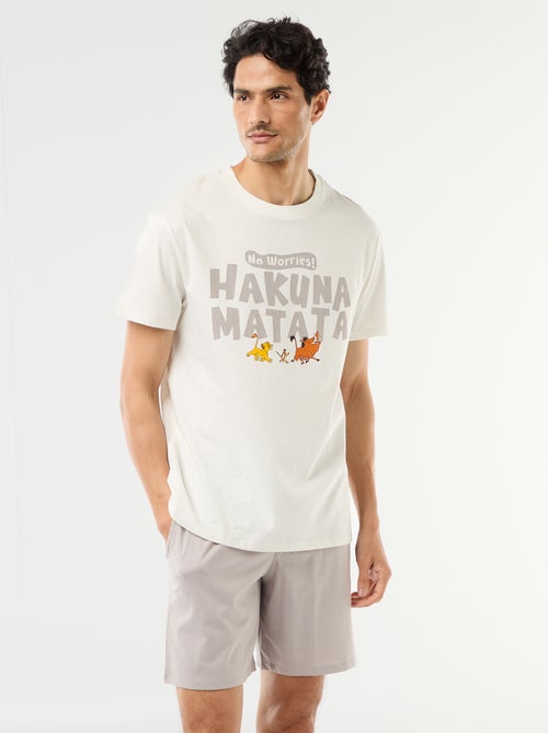 Conjunto de pijama corto 'El Rey León' - 2 piezas - Kiabi