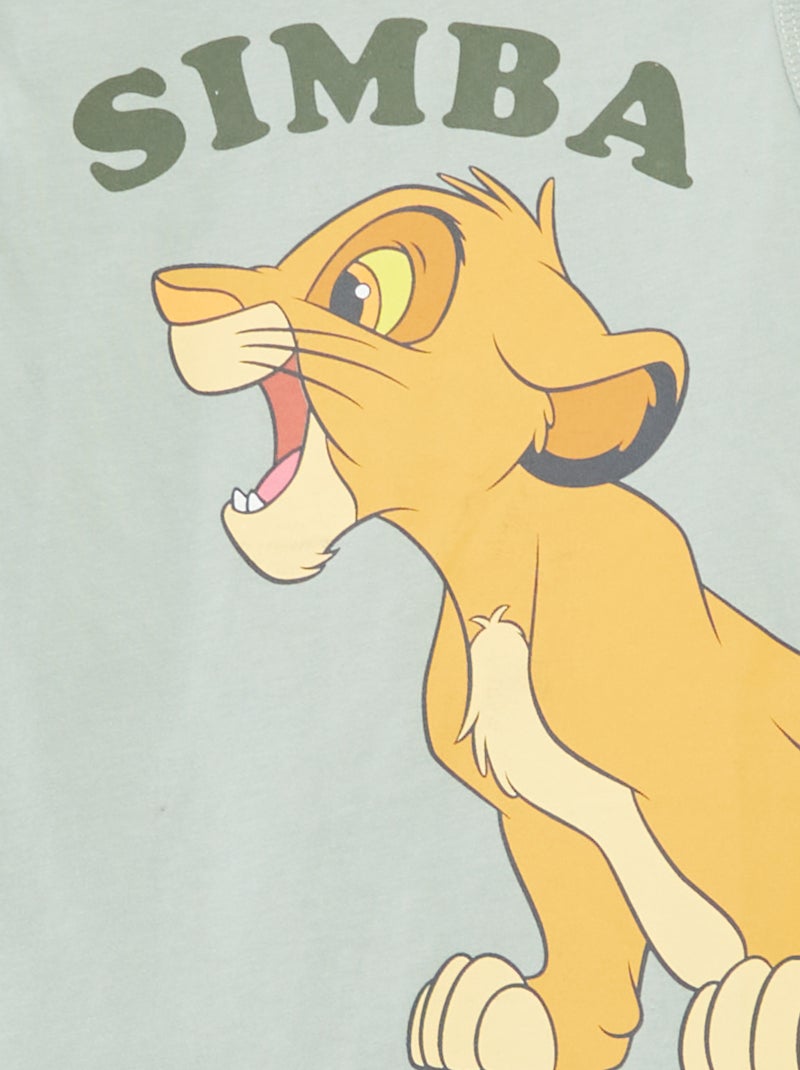 Conjunto de pijama corto 'El Rey León'  - 2 piezas VERDE - Kiabi