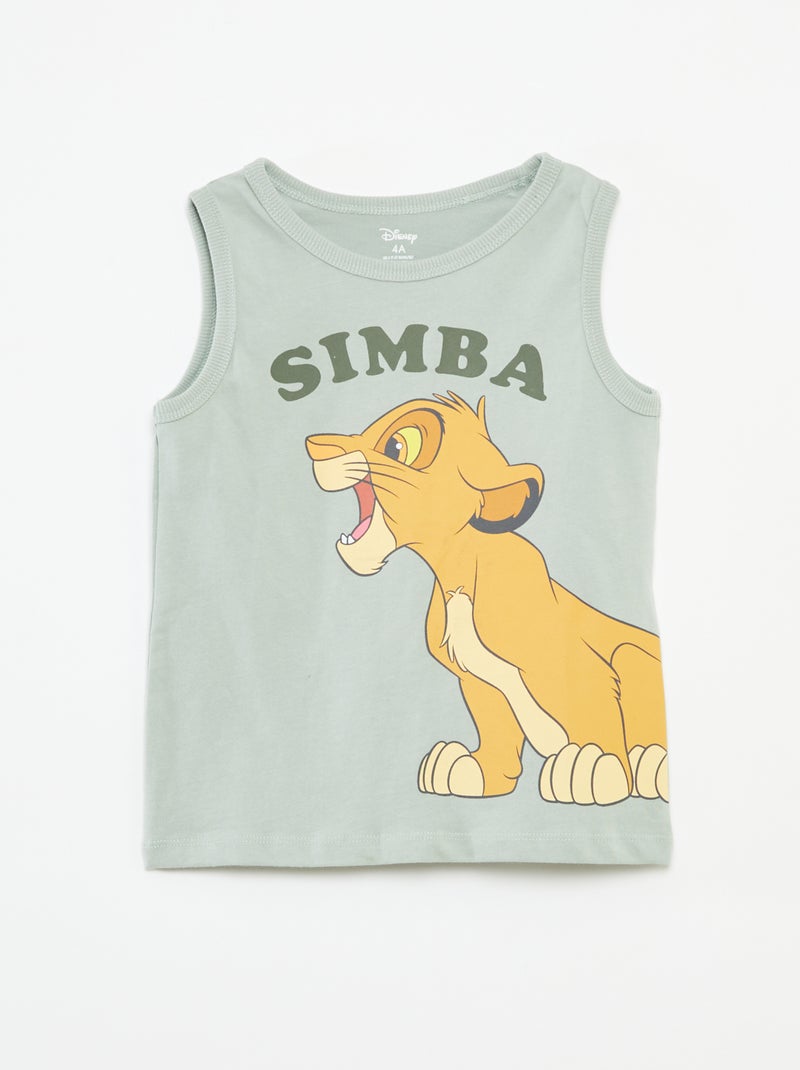 Conjunto de pijama corto 'El Rey León'  - 2 piezas VERDE - Kiabi