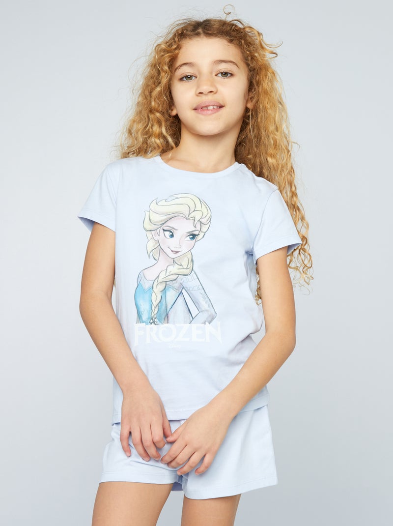 Conjunto de pijama corto 'Frozen' 'Disney' AZUL - Kiabi
