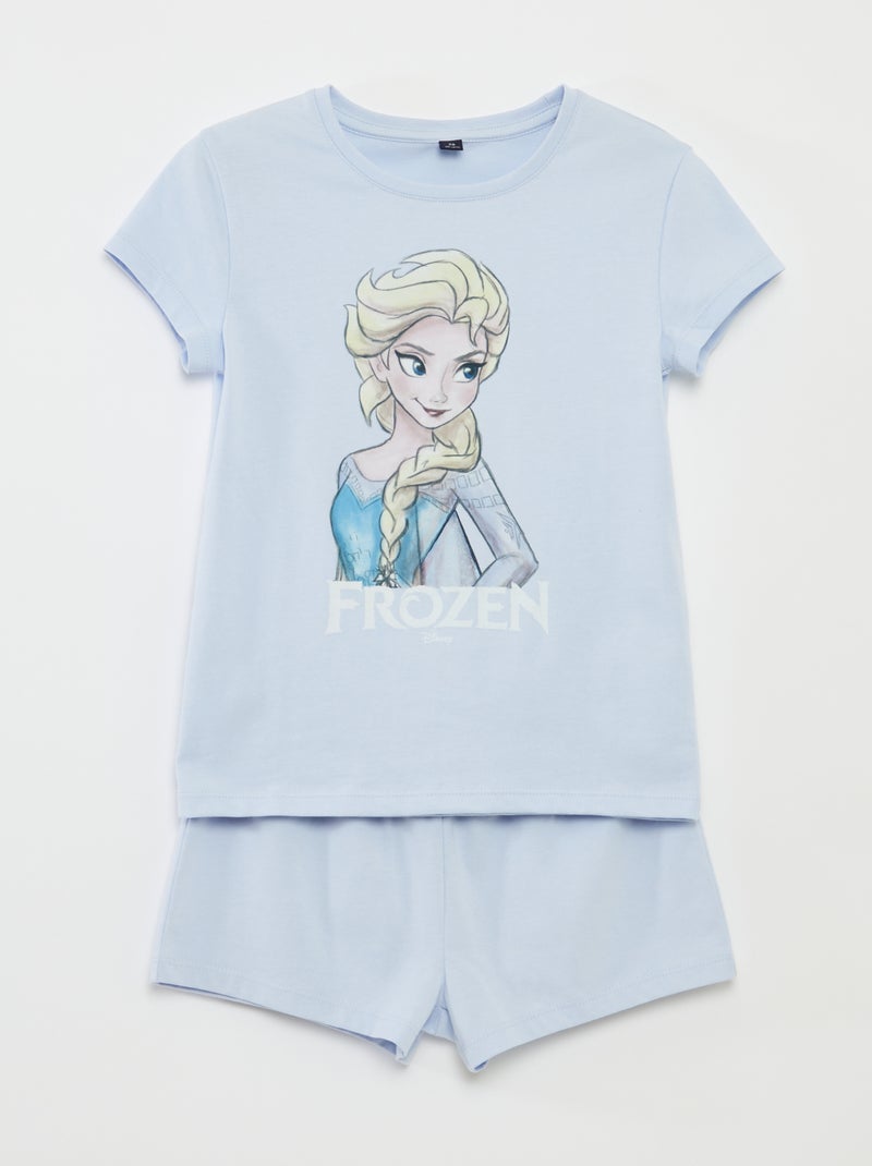 Conjunto de pijama corto 'Frozen' 'Disney' AZUL - Kiabi