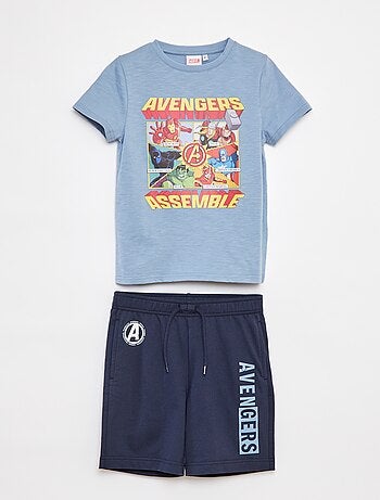 Conjunto de pijama corto 'Los Vengadores' - 2 piezas