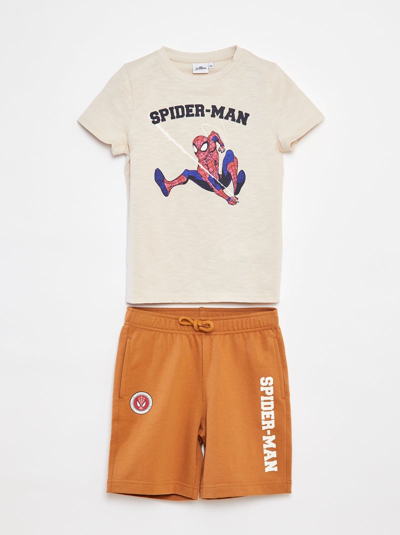Conjunto de pijama corto 'Los Vengadores' - 2 piezas BEIGE - Kiabi
