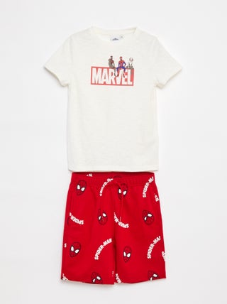Conjunto de pijama corto 'Los Vengadores' - 2 piezas