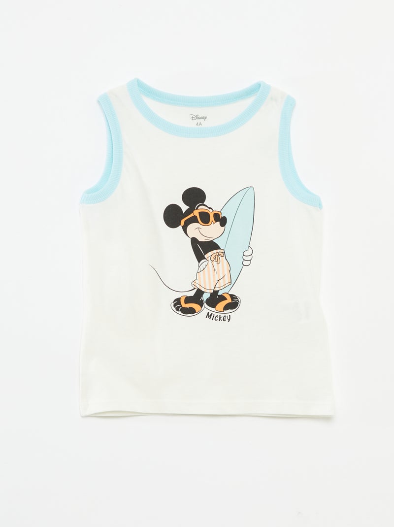 Conjunto de pijama corto 'Mickey'  - 2 piezas BLANCO - Kiabi