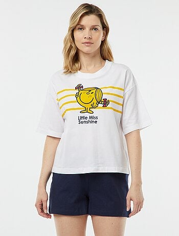 Conjunto de pijama corto 'Mr. Men & Little Miss' - 2 piezas