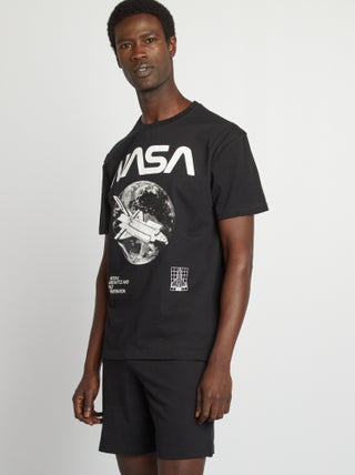 Conjunto de pijama corto 'NASA' short + camiseta - 2 piezas