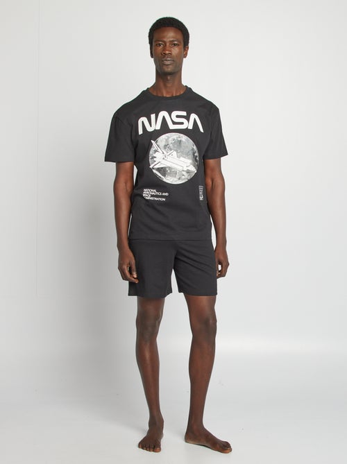 Conjunto de pijama corto 'NASA' short + camiseta - 2 piezas - Kiabi