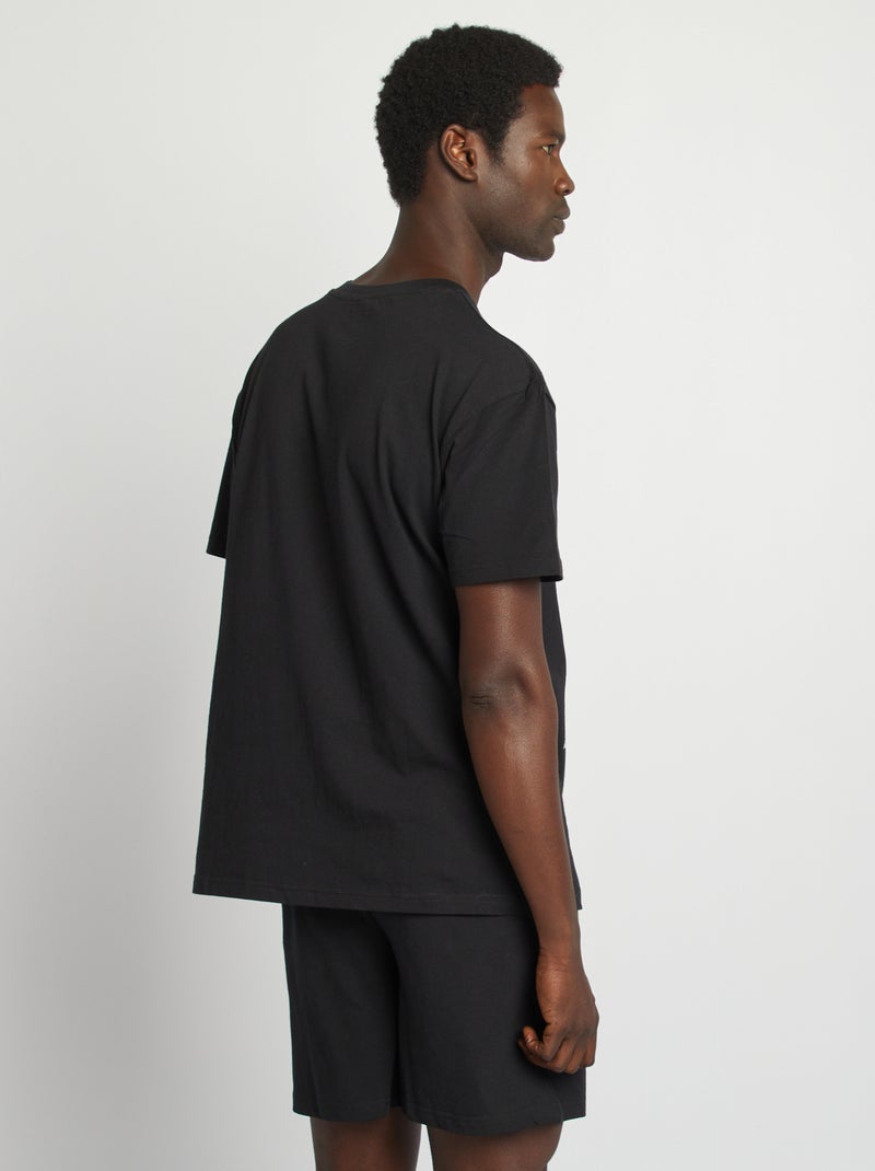 Conjunto de pijama corto 'NASA' short + camiseta - 2 piezas GRIS - Kiabi