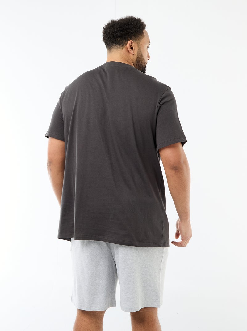 Conjunto de pijama corto 'Nintendo' 'Mario Kart' 'Toad' - 2 piezas Negro - Kiabi