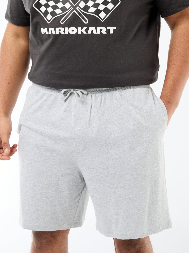 Conjunto de pijama corto 'Nintendo' 'Mario Kart' 'Toad' - 2 piezas Negro - Kiabi