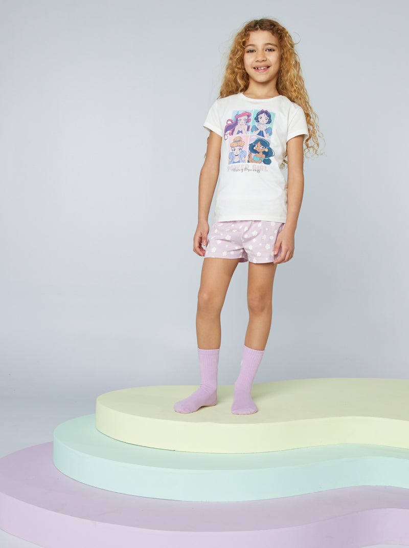 Conjunto de pijama corto 'Princesas' 'Disney' BLANCO - Kiabi