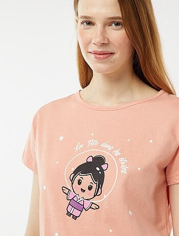 Conjunto de pijama corto + short - 2 piezas
