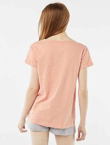 Conjunto de pijama corto + short - 2 piezas
