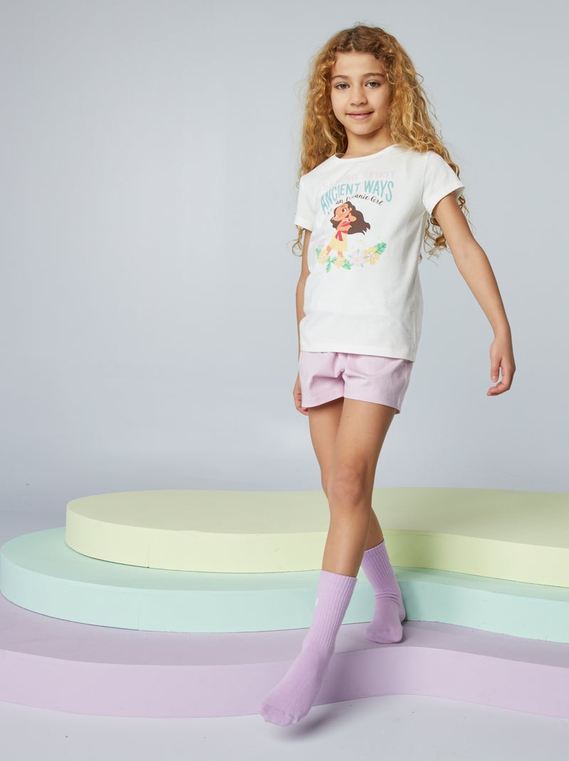 Conjunto de pijama corto 'Vaiana' 'Disney' PURPURA - Kiabi