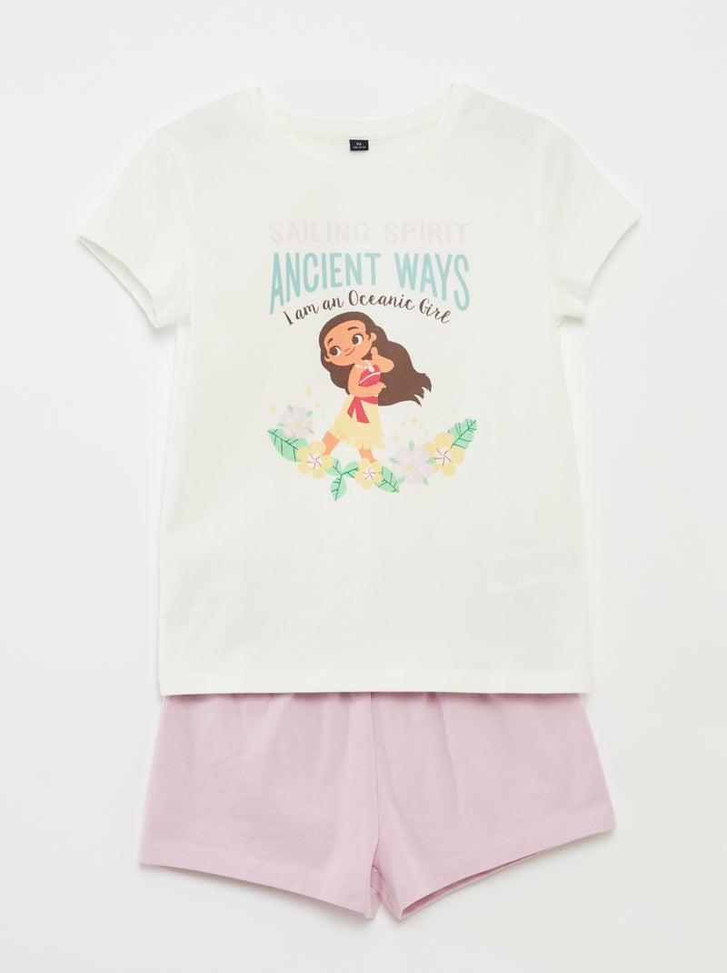 Conjunto de pijama corto 'Vaiana' 'Disney' PURPURA - Kiabi