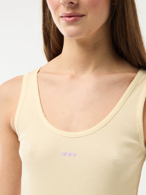 Conjunto de pijama corto vichy - 2 piezas - Kiabi