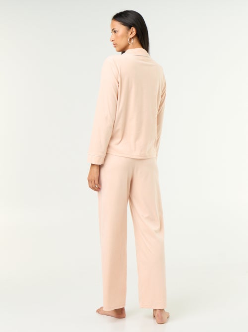 Conjunto de pijama de 2 piezas - Camisa + pantalón - Kiabi Conjunto de pijama de 2 piezas - Camisa + pantalón - Kiabi