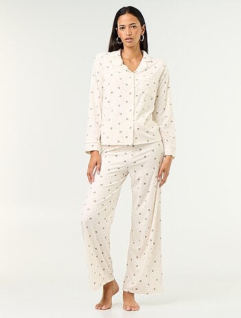 Conjunto de pijama de 2 piezas - Camisero + pantalón