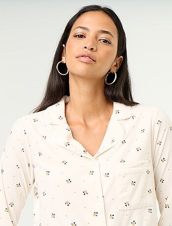 Conjunto de pijama de 2 piezas - Camisero + pantalón