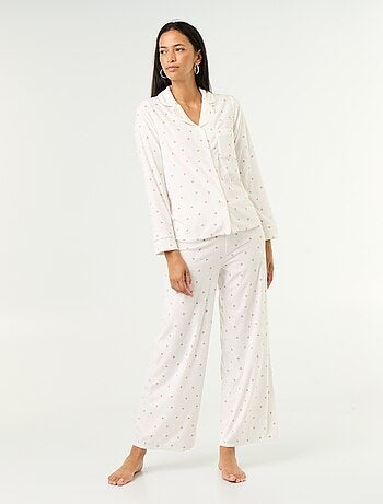 Conjunto de pijama de 2 piezas - Camisero + pantalón
