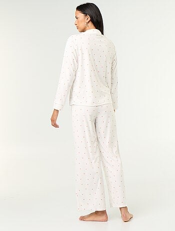 Conjunto de pijama de 2 piezas - Camisero + pantalón