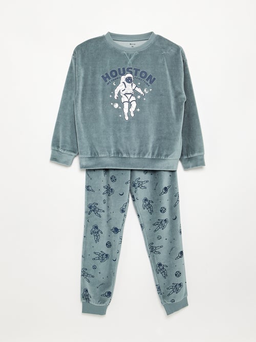 Conjunto de pijama de 2 piezas - Sudadera + pantalón - Kiabi