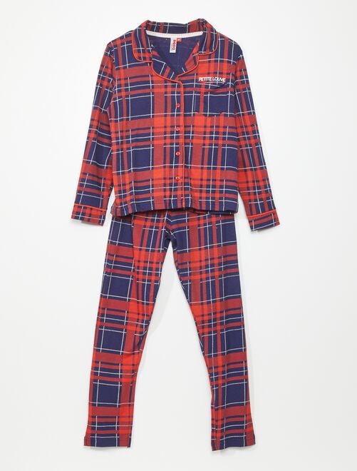 Conjunto de pijama de algodón  - 2 piezas - Kiabi