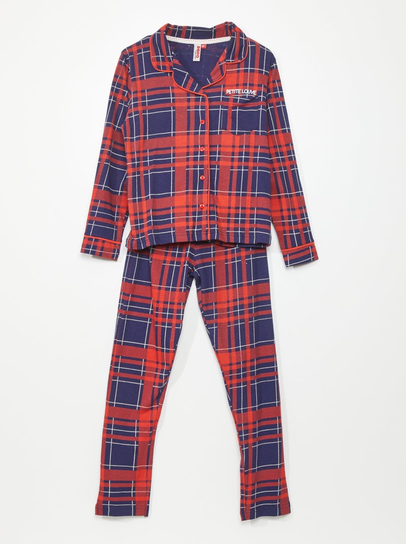 Conjunto de pijama de algodón  - 2 piezas ROJO - Kiabi