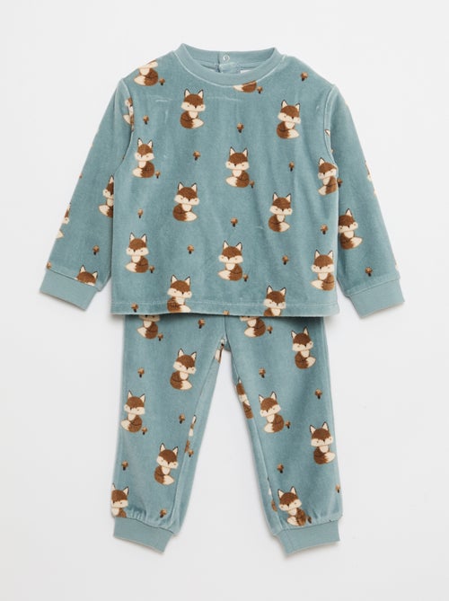 Conjunto de pijama de algodón - Kiabi