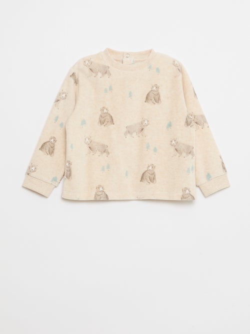 Conjunto de pijama de algodón - Kiabi