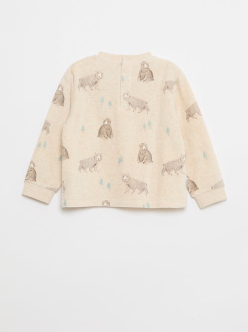 Conjunto de pijama de algodón - Kiabi