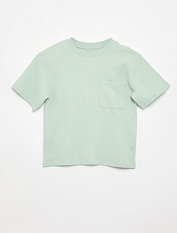 Conjunto de pijama de algodón liso