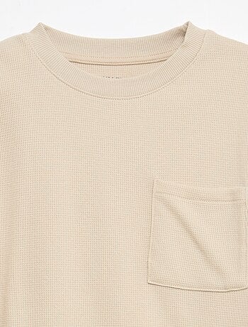 Conjunto de pijama de algodón liso