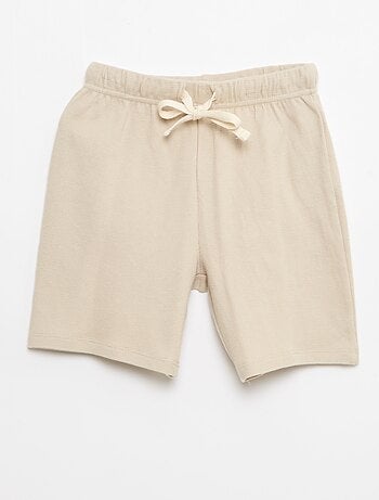 Conjunto de pijama de algodón liso