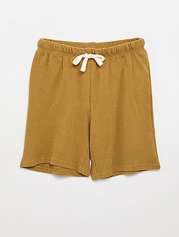 Conjunto de pijama de algodón liso