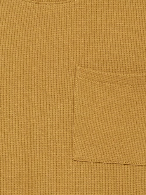 Conjunto de pijama de algodón liso - Kiabi