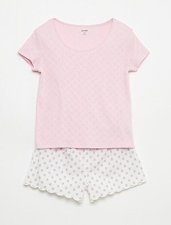 Conjunto de pijama de algodón