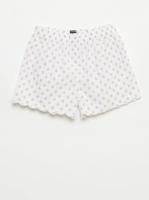 Conjunto de pijama de algodón - Kiabi Conjunto de pijama de algodón - Kiabi