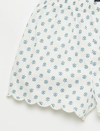 Conjunto de pijama de algodón