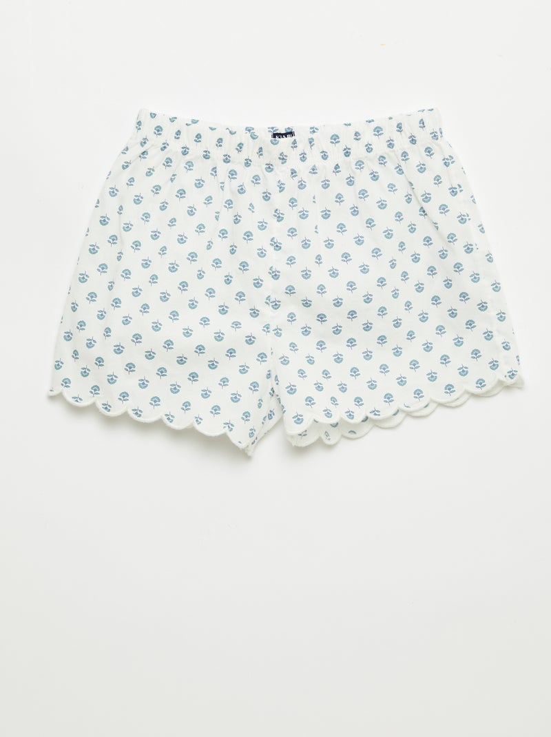 Conjunto de pijama de algodón Verde - Kiabi