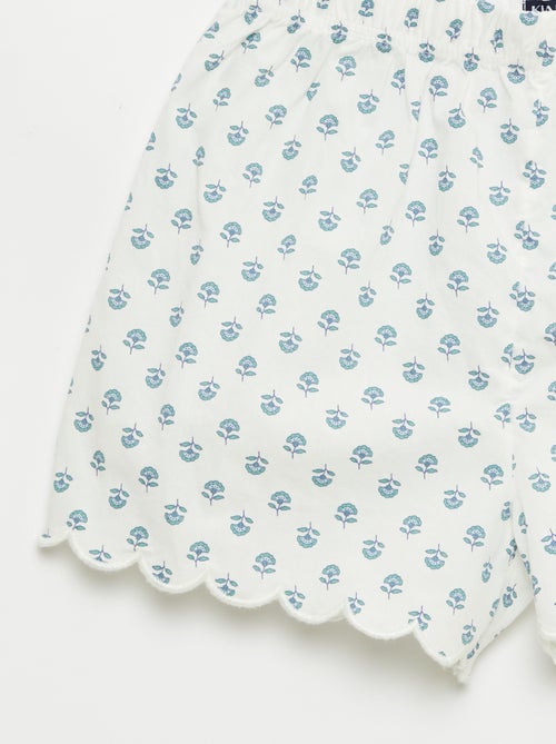 Conjunto de pijama de algodón - Kiabi Conjunto de pijama de algodón - Kiabi