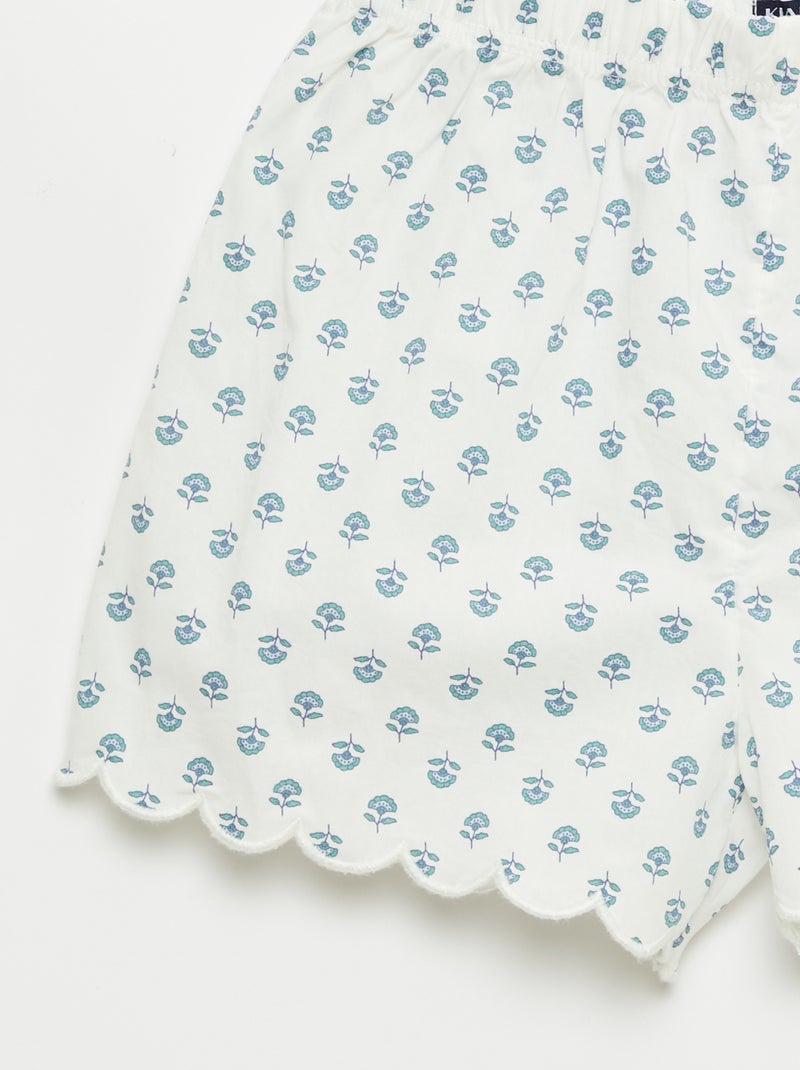 Conjunto de pijama de algodón Verde - Kiabi