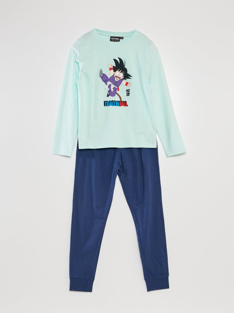 Conjunto de pijama de 'Dragon Ball' camiseta + pantalón  - 2 piezas AZUL - Kiabi