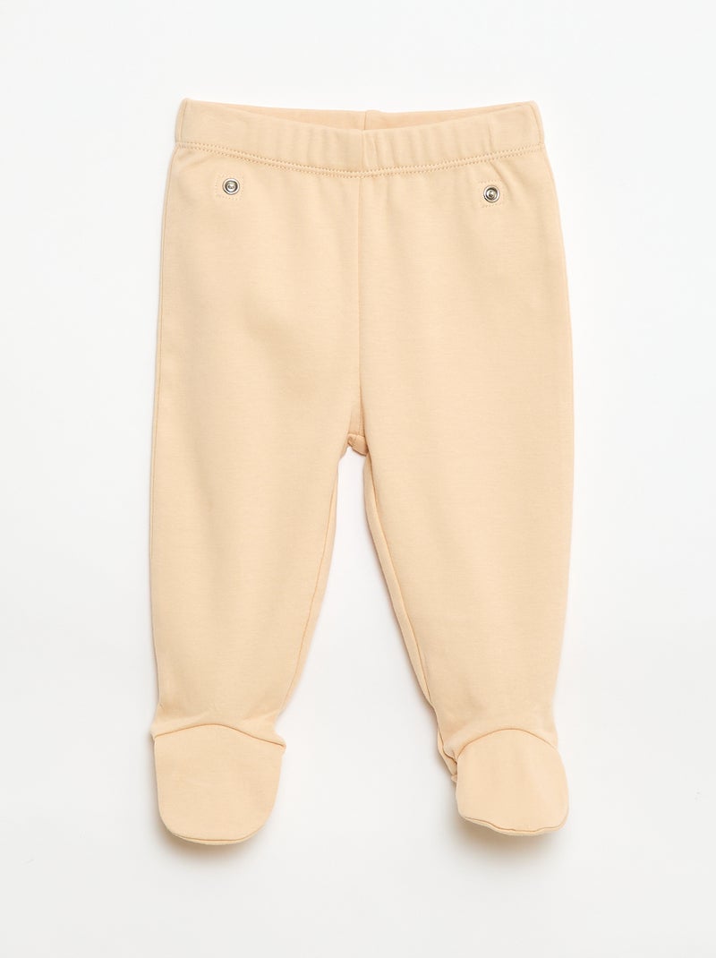 Conjunto de pijama de felpa - 2 piezas Blanco - Kiabi